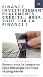 Mobile Screenshot of finance-ligne.com